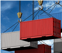 Train cargo transport